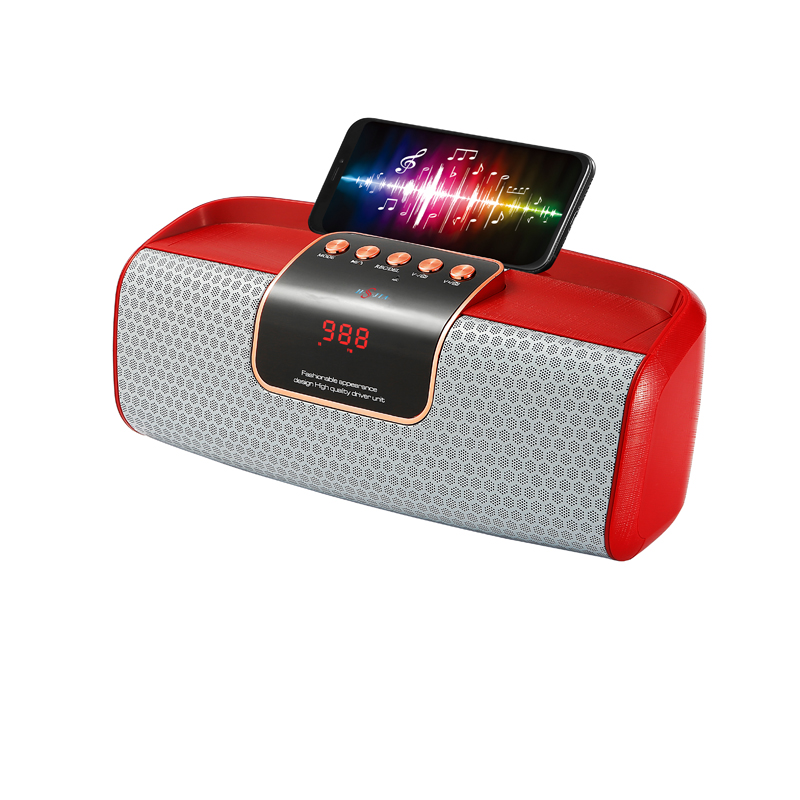 HS-1969 New Product Mobile Phone Led Display Wireless MINI PORTABLE FM Speaker