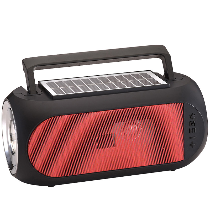 HS-2046A Outdoor Solar Speaker Portable Column Wireless Stereo Loud speaker