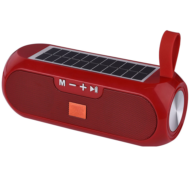 HS-2048 	 speaker portable wireless Support TF/AUX/AM radio solar speaker