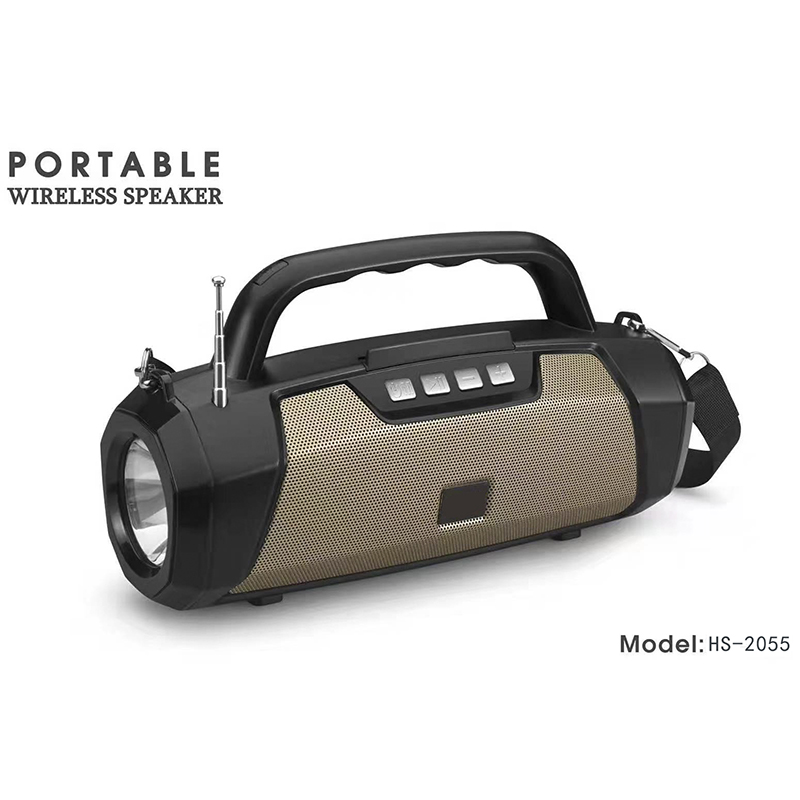 HS-2055 Wireless speakers support TF card FM radio outdoor sports audio