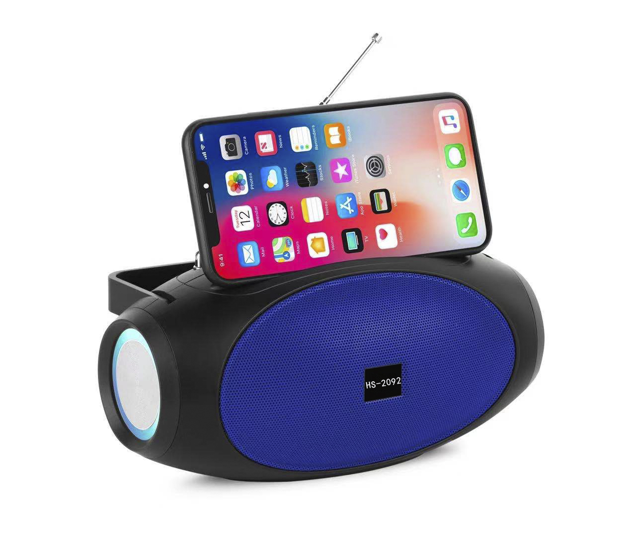 HS-2092 Wireless Bluetooth portable speaker support phone stand multifunction
