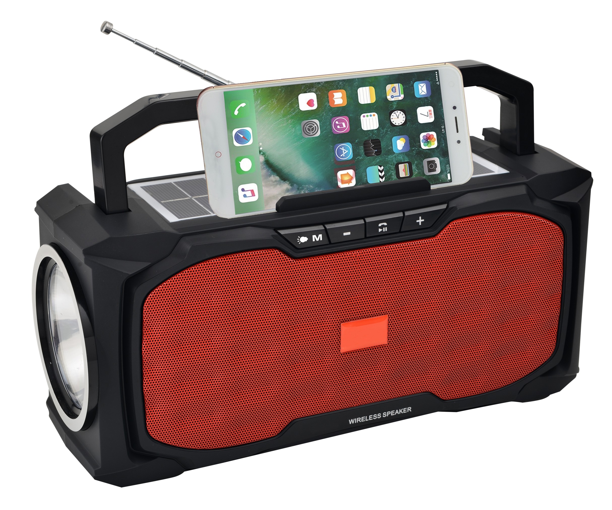 HS-2102 Subwoofer Bluetooth speaker outdoor portable flashlight multifunction