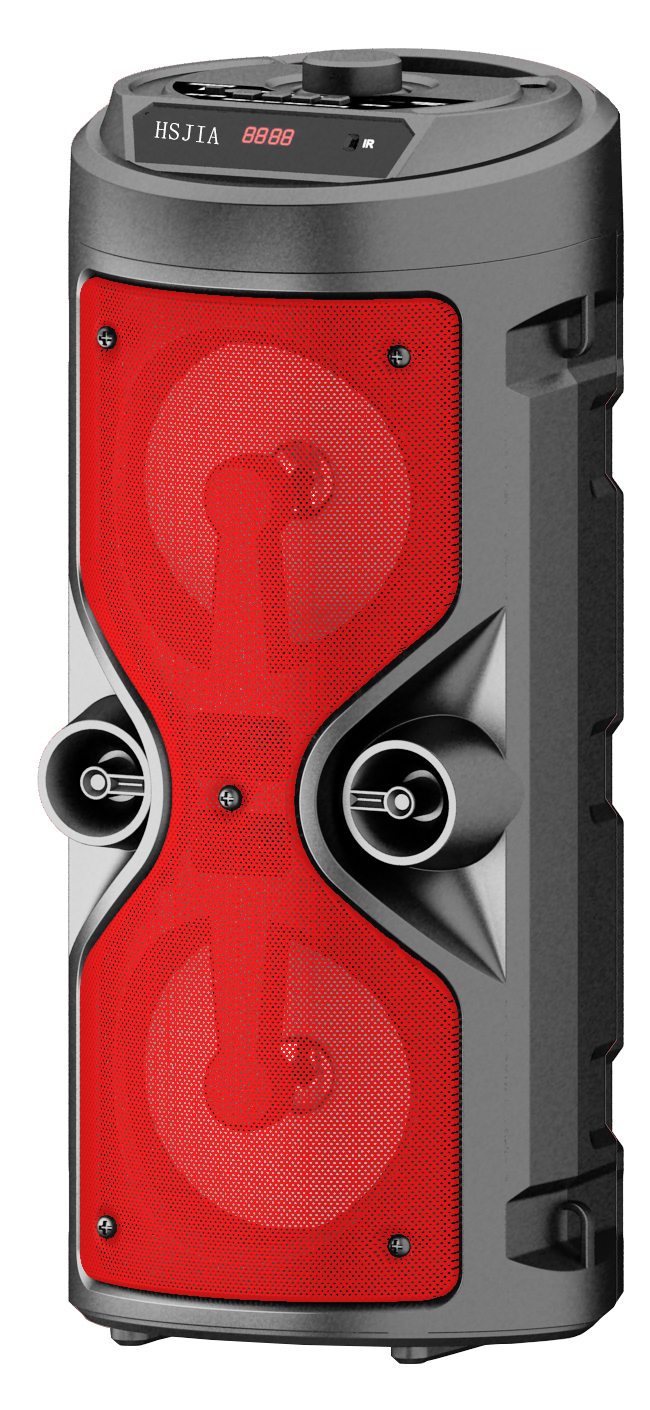 HS-2123 Portable Bluetooth Speaker Wireless Subwoofer Outdoor USB Stereo Speaker