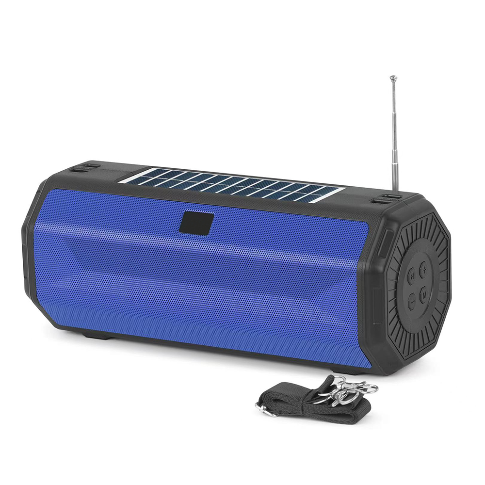 HS-2127 Solar Bluetooth speaker card flashlight radio subwoofer speaker