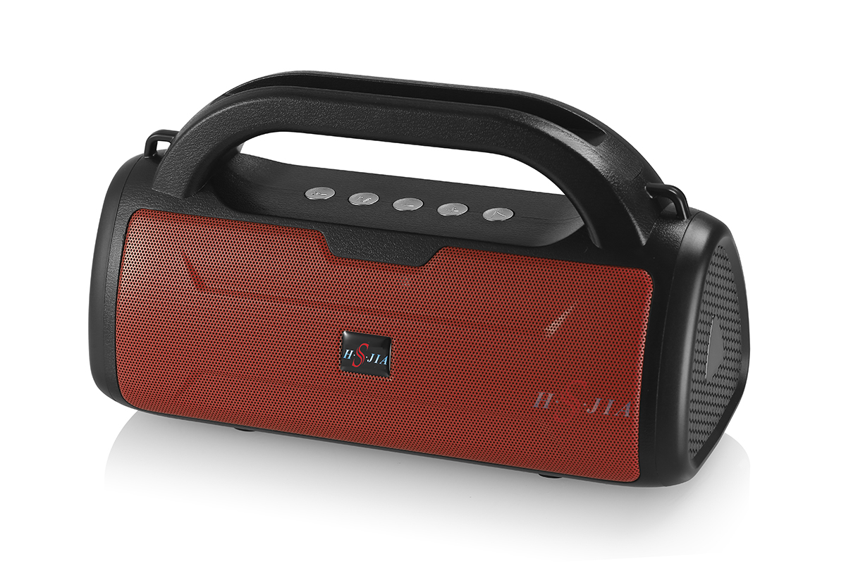 HS-2132 Portable Solar Charging Speaker Bluetooth with Phone Holder Subwoofer