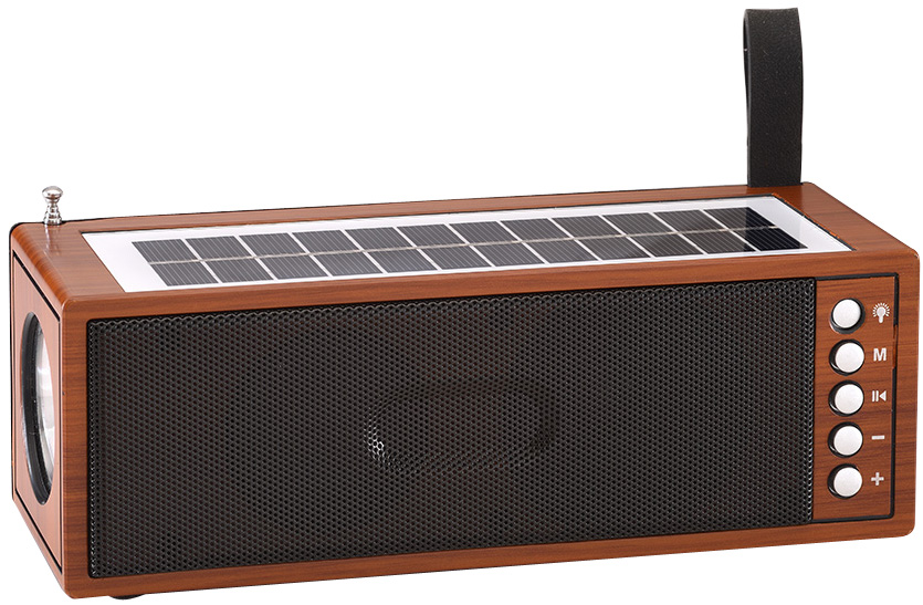 HS-2134 Wireless bluetooth card small speaker outdoor solar FM bluetooth radio