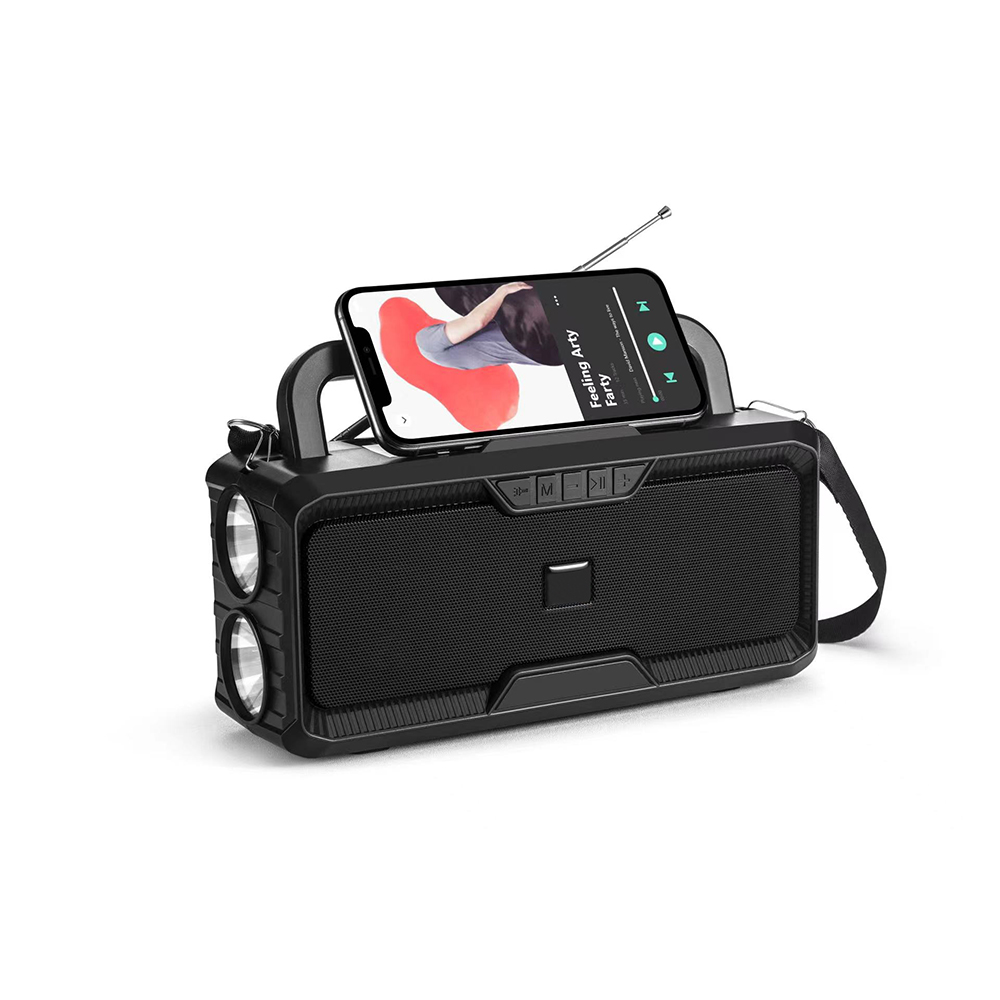 HS-2135 Bluetooth speaker emergency flashlight outdoor radio solar charging