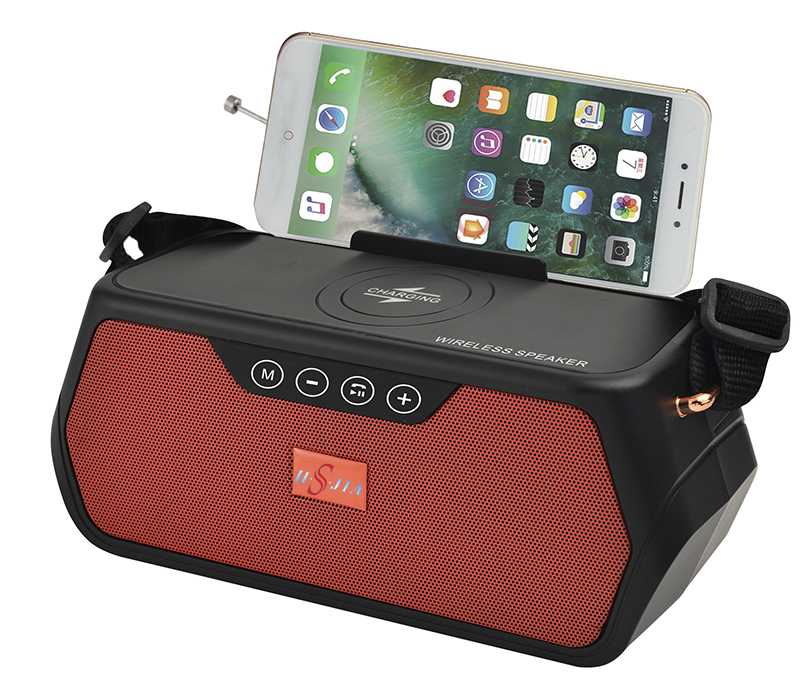HS-2139 Speaker bluetooth FM radio with mobile phone holder multi-function