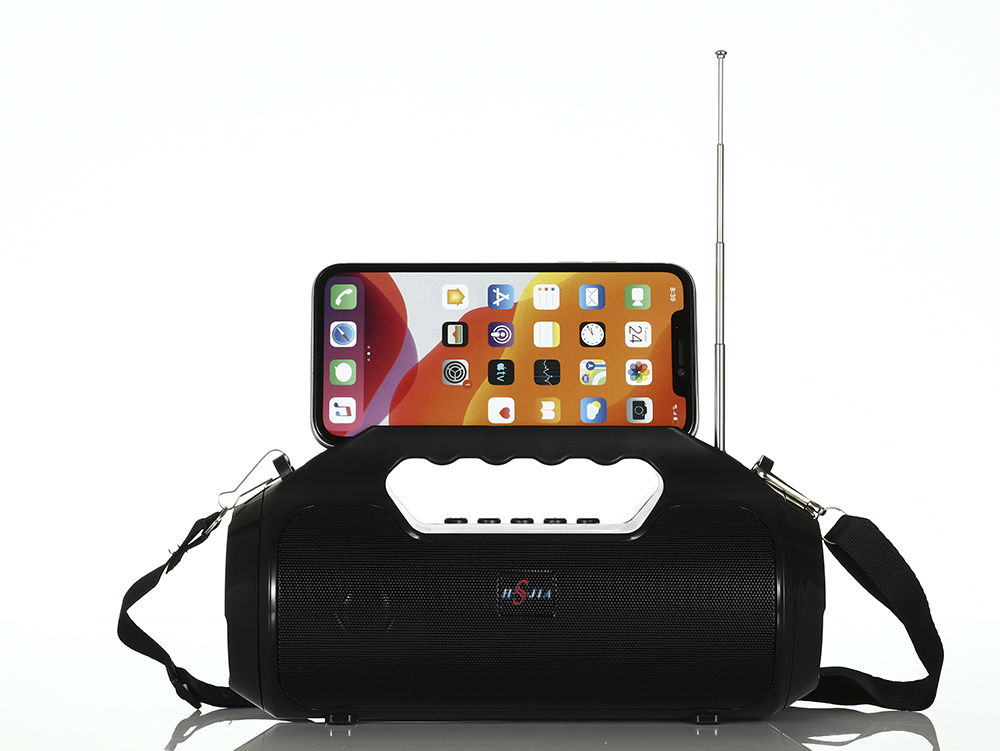 HS-2154 Bluetooth Speaker Outdoor Flashlight FM Radio Multifunction