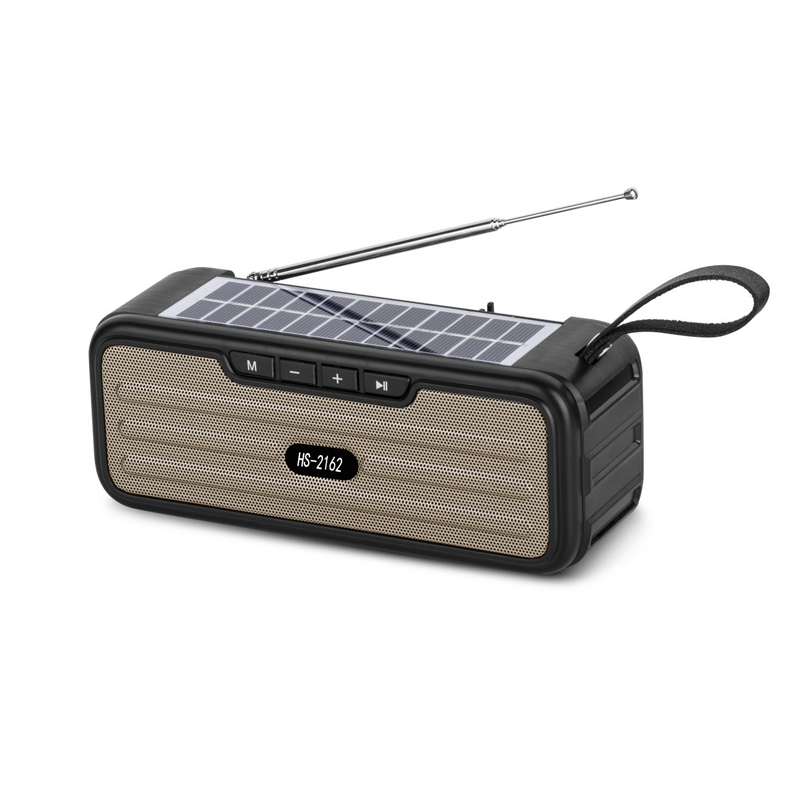 HS-2162 Bluetooth Speaker Outdoor Torch with Solar FM Radio Multifunction