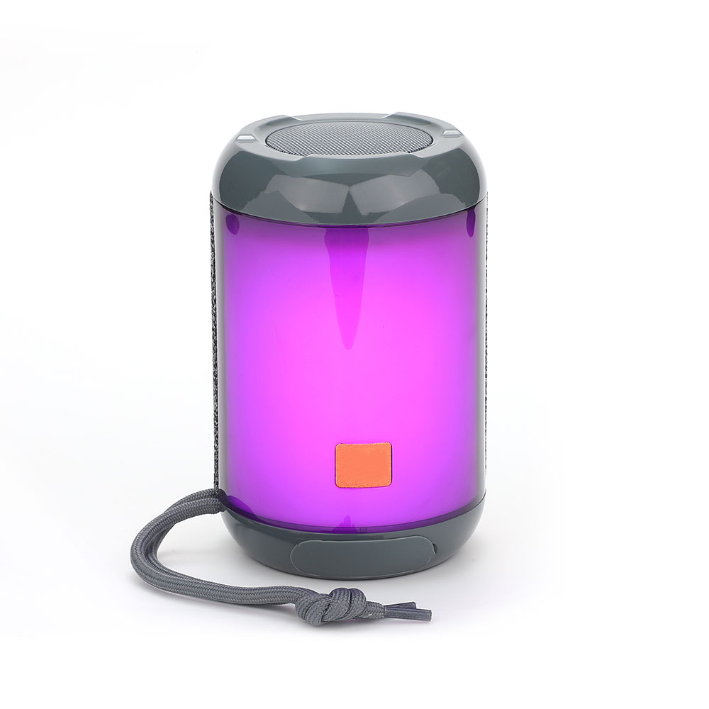 HS-2174 Portable bluetooth speaker seven-color light card radio with high volume