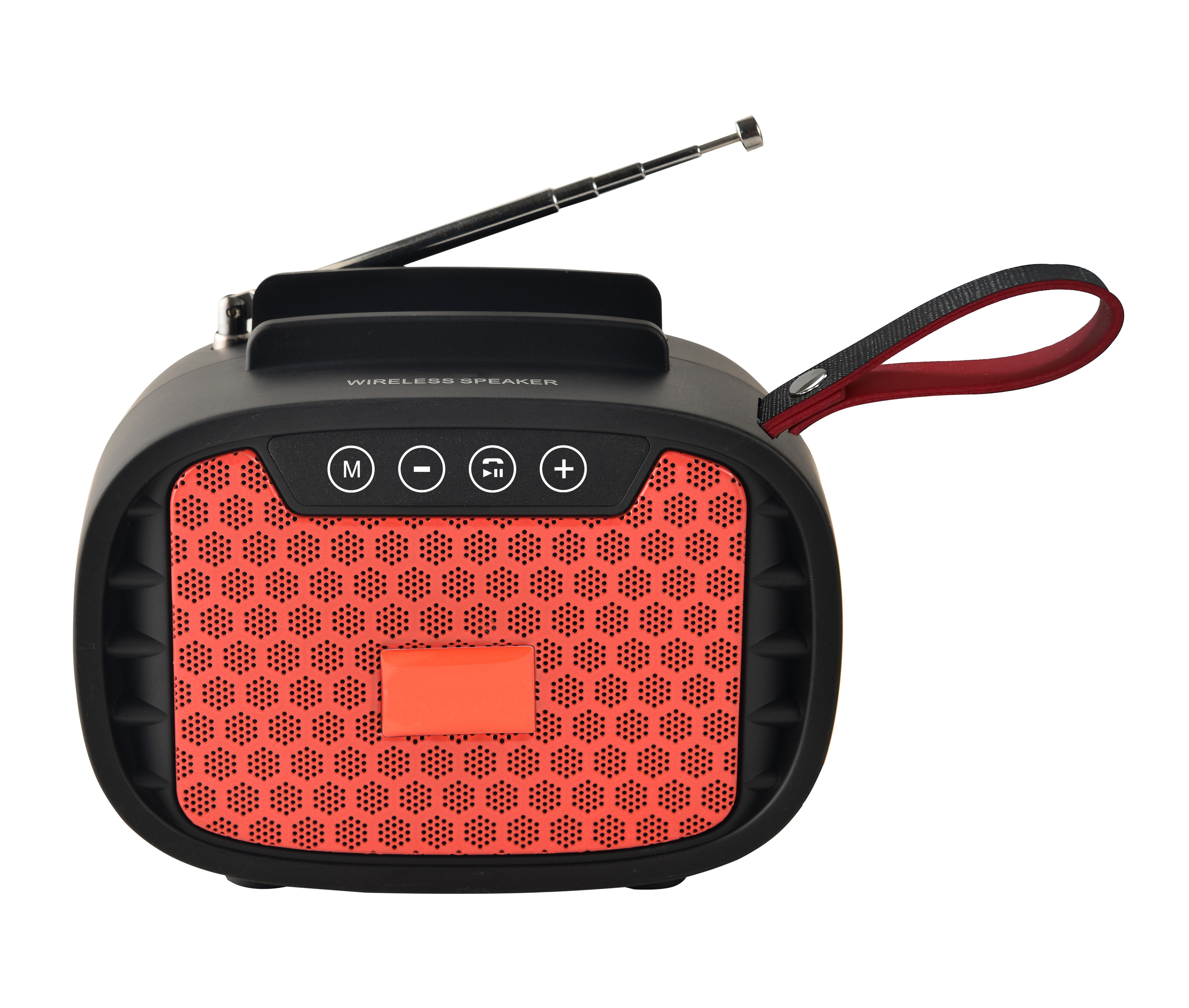HS-2196New speaker with mobile phone holder charging FM radio USB/TF socket