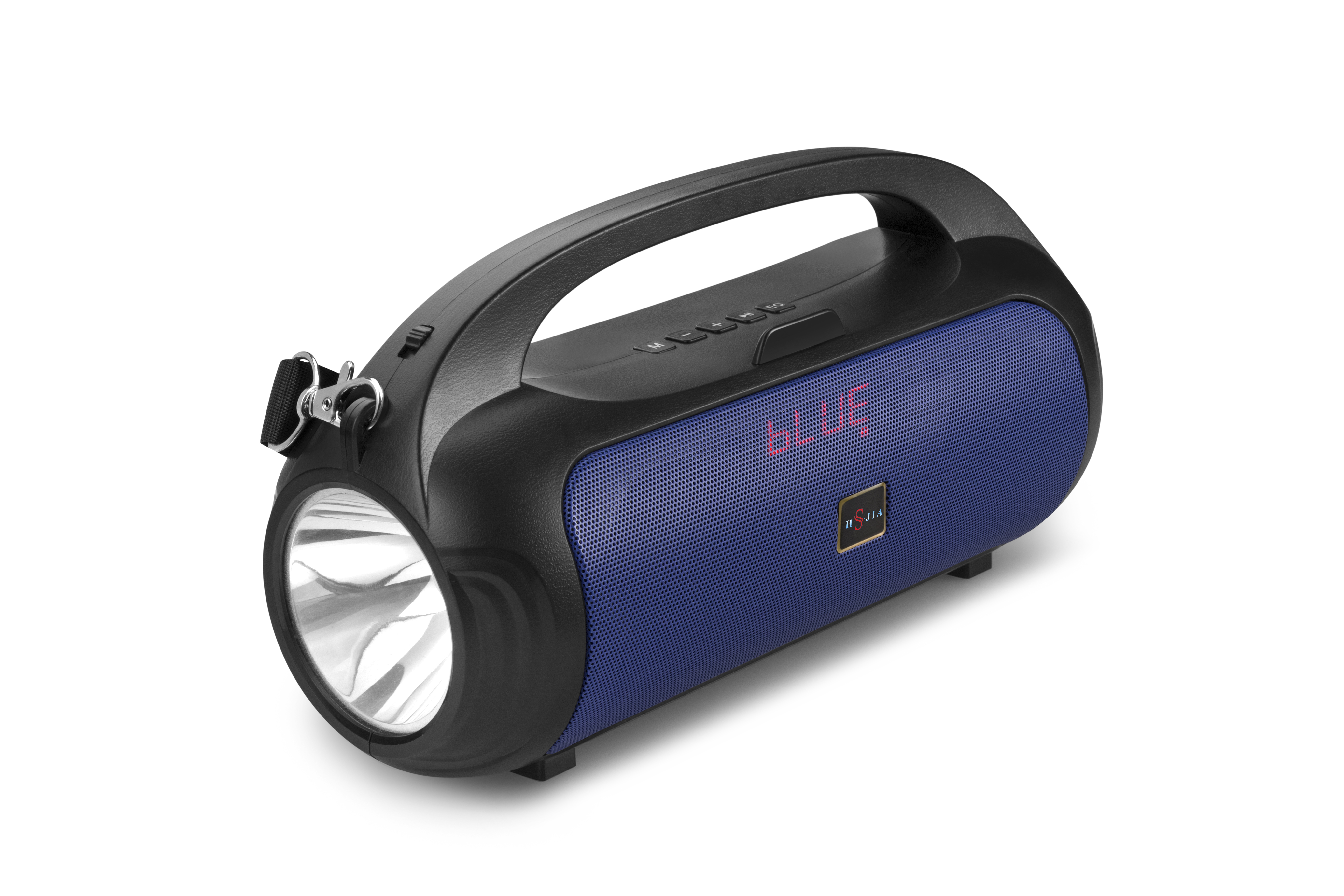 HS-2244 Speaker bluetooth solar rechargeable flashlight portable outdoor