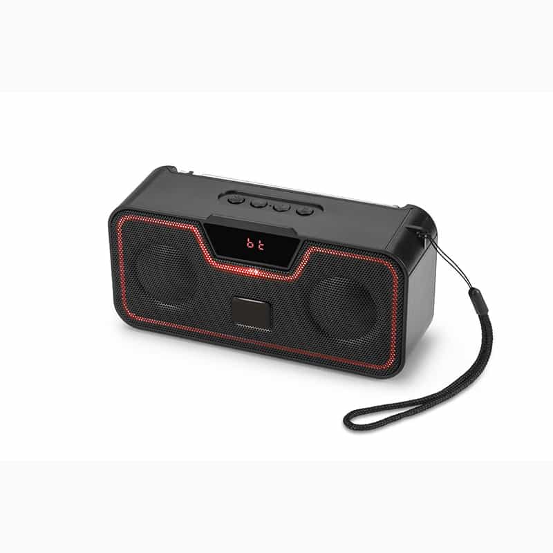 HS-2257 Bluetooth Speaker Super Bass LED Display Portable Outdoor Speaker