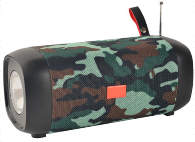 HS-2455 Portable Bluetooth speaker with emergency light mobile phone stand
