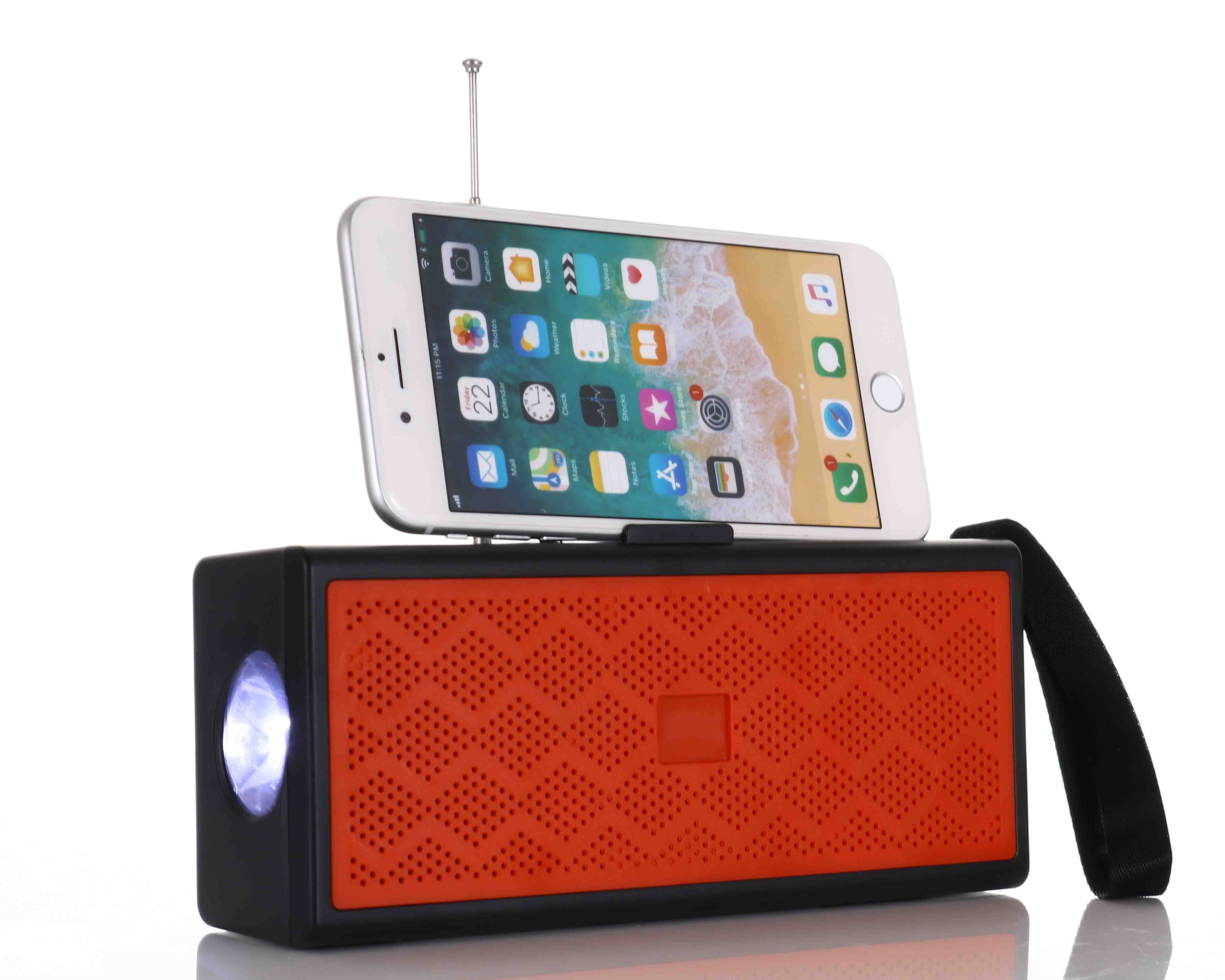 HS-2492 Factory direct supply of solar emergency light wireless plug-in speaker