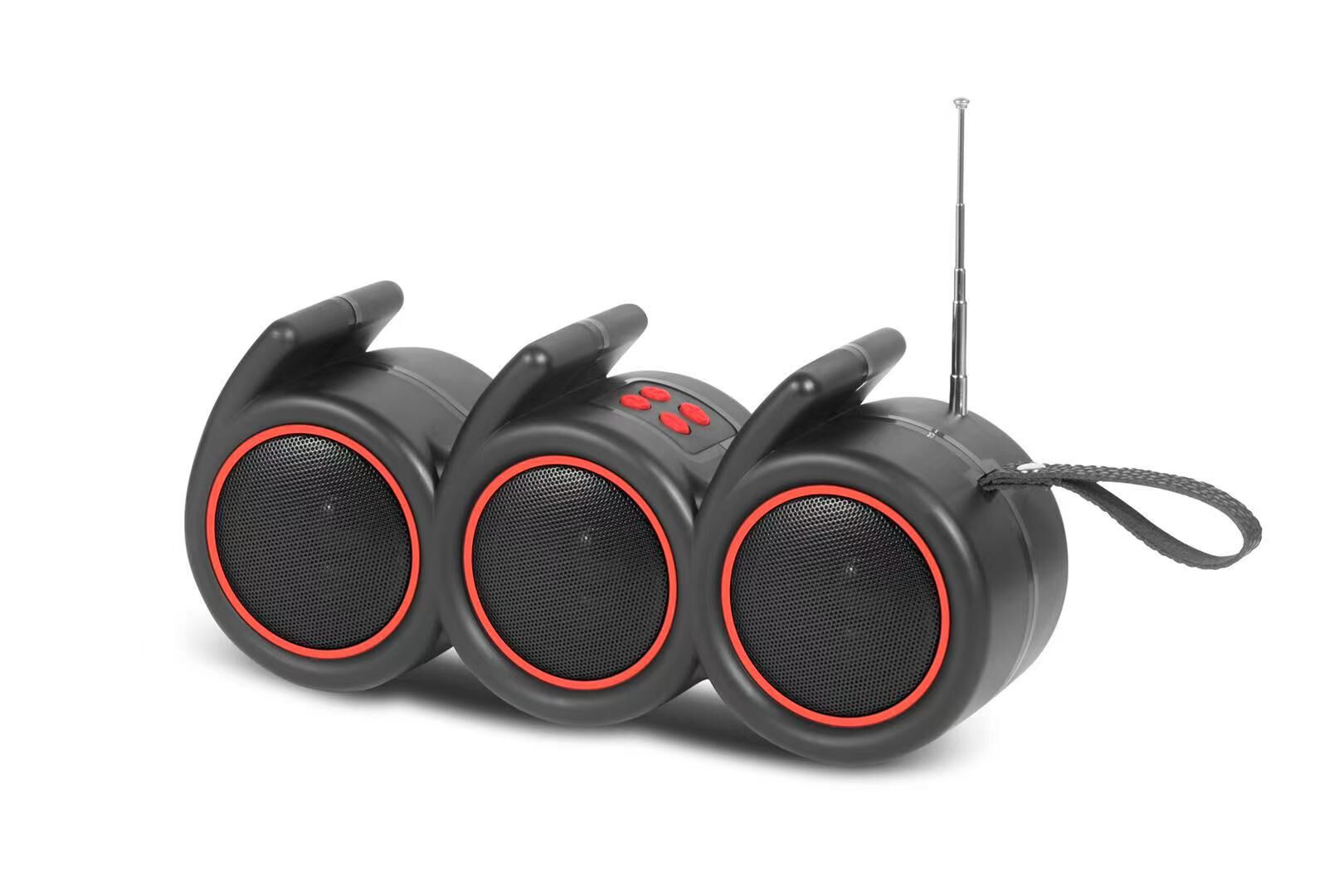 HS-2493 New 666 Wireless Bluetooth Speaker Outdoor Portable Radio Multifunction