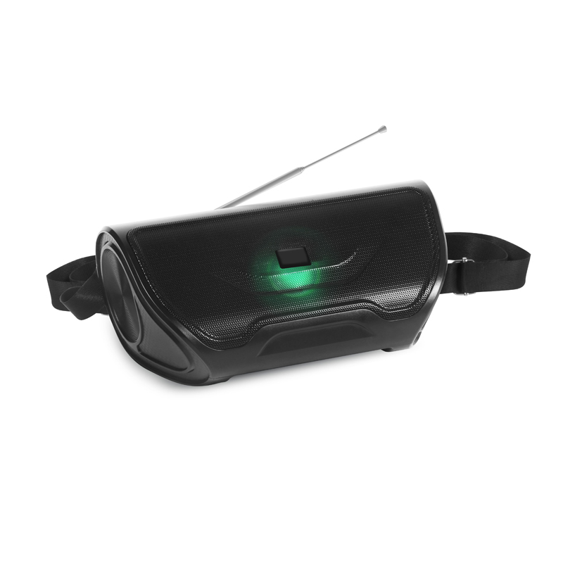 HS-2497 Outdoor wireless speaker Bluetooth dazzle light support antenna radio