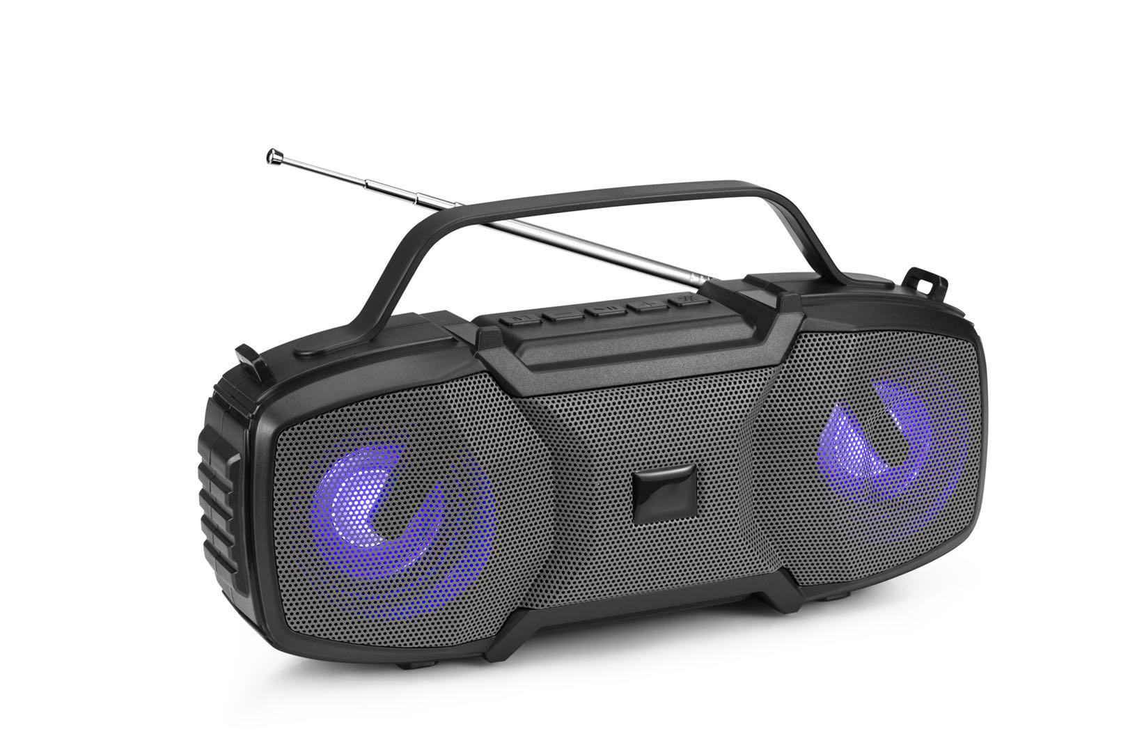 HS-2503 Portable speaker wireless Bluetooth dazzling light support FM radio