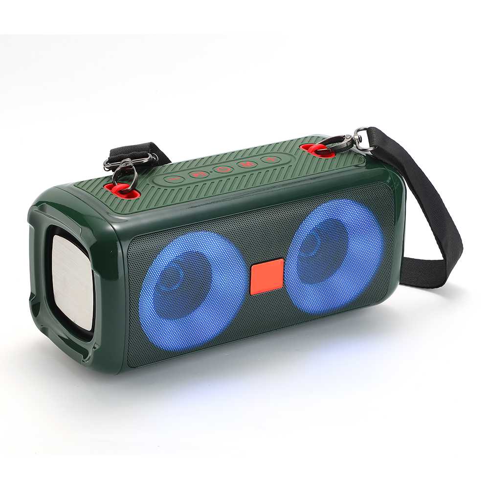 HS-2541 Outdoor portable speaker Bluetooth backpack with dazzling light speaker