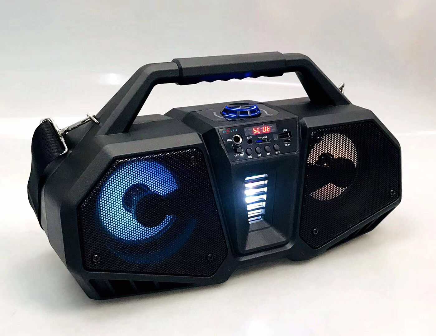 HS-2563 High-powered outdoor speakers Bluetooth dazzling lights portable speaker