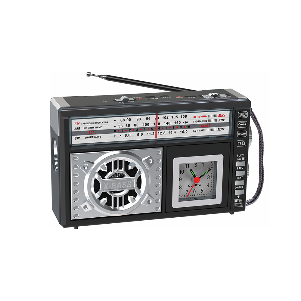 HS-2619 Direct selling emergency radio shortwave portable radio rechargeable