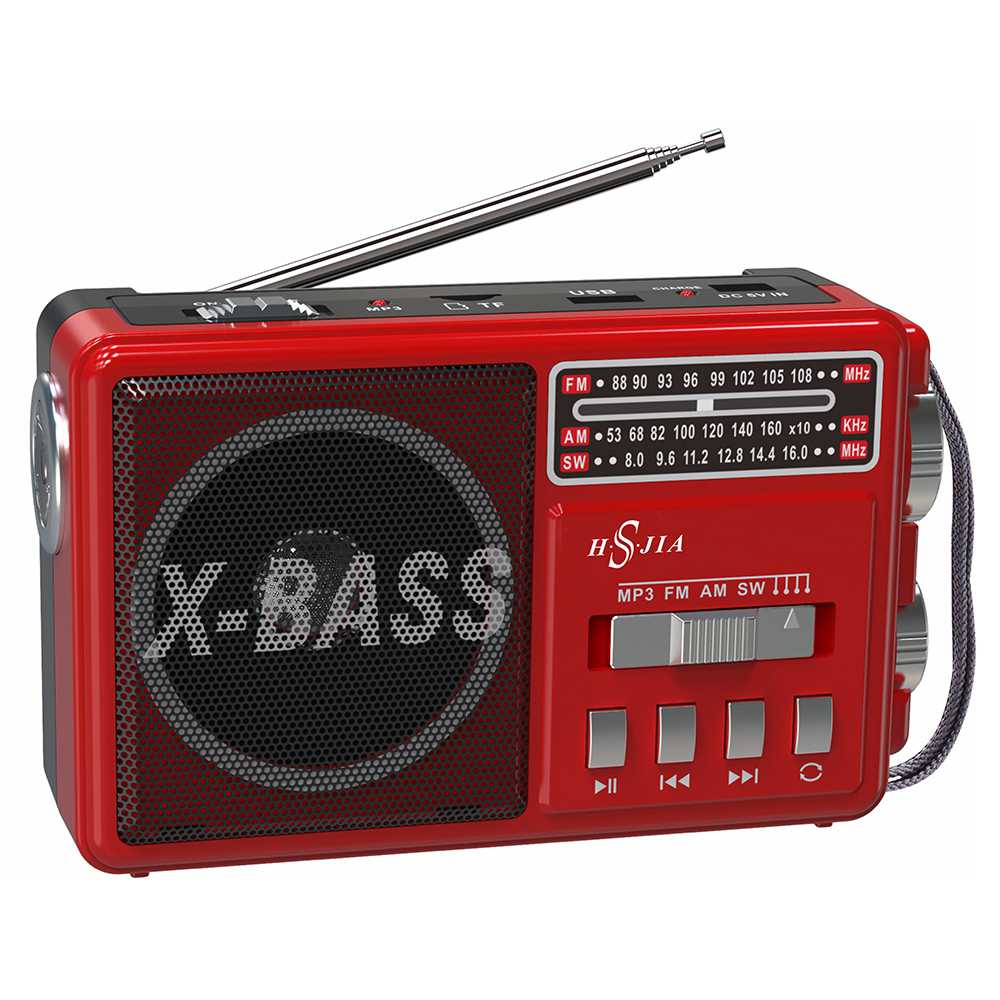 HS-2643 Factory direct sales of wireless radios with lights outdoor radio