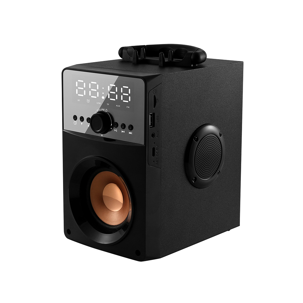 HS-W117 Factory direct retro wooden speaker outdoor portable subwoofer speaker