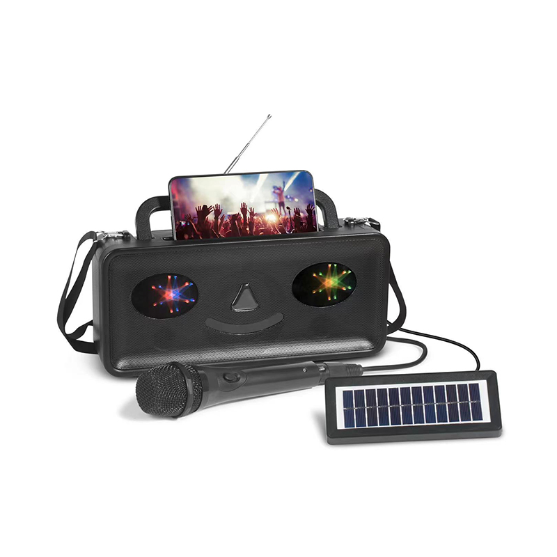 HS-2716 Original Factory Wireless Connected Speaker with Microphone Solar panel