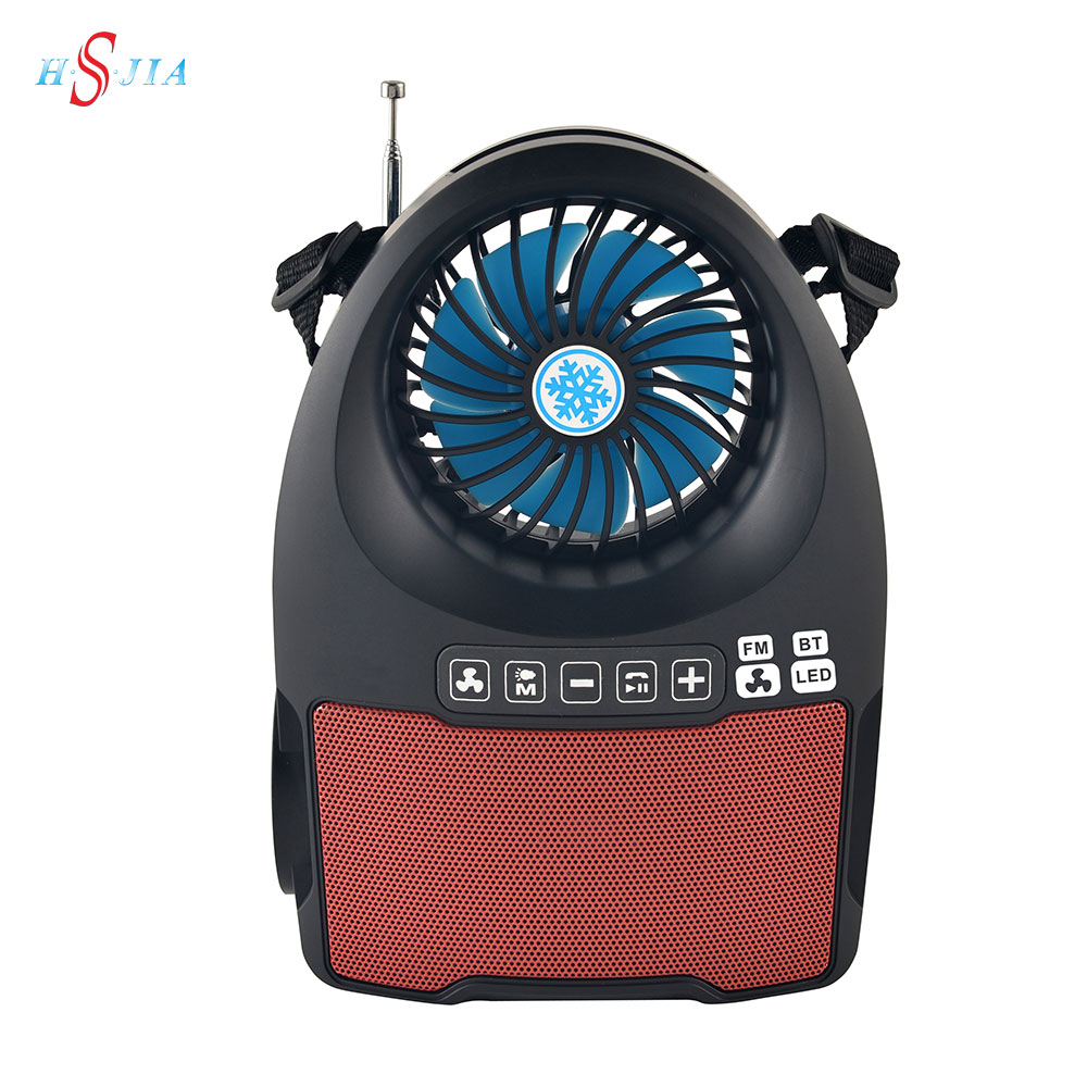 HS-2752 Wireless Speaker With Solar panel LED Light Support FM Band Radio
