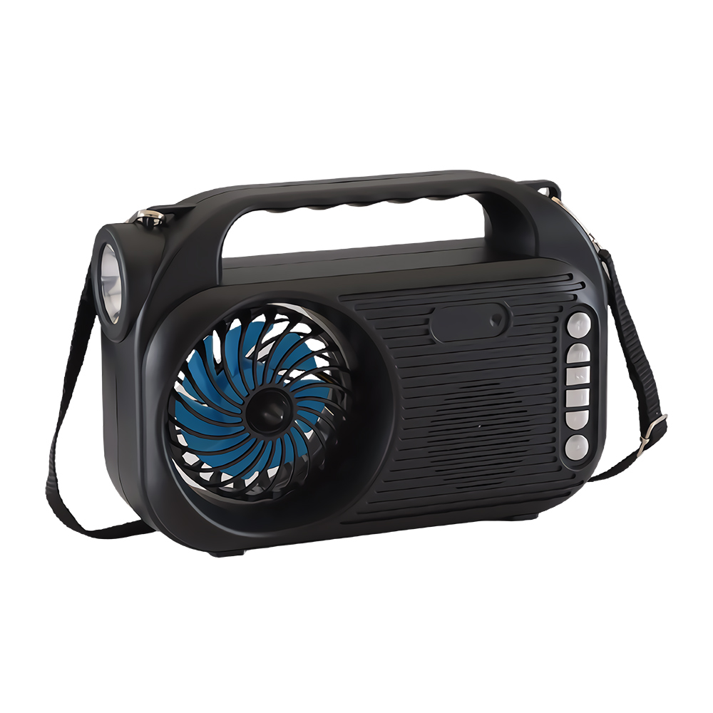 HS-2753 Special model Solar panel Speaker with Fan outdoor stereo sound Speaker