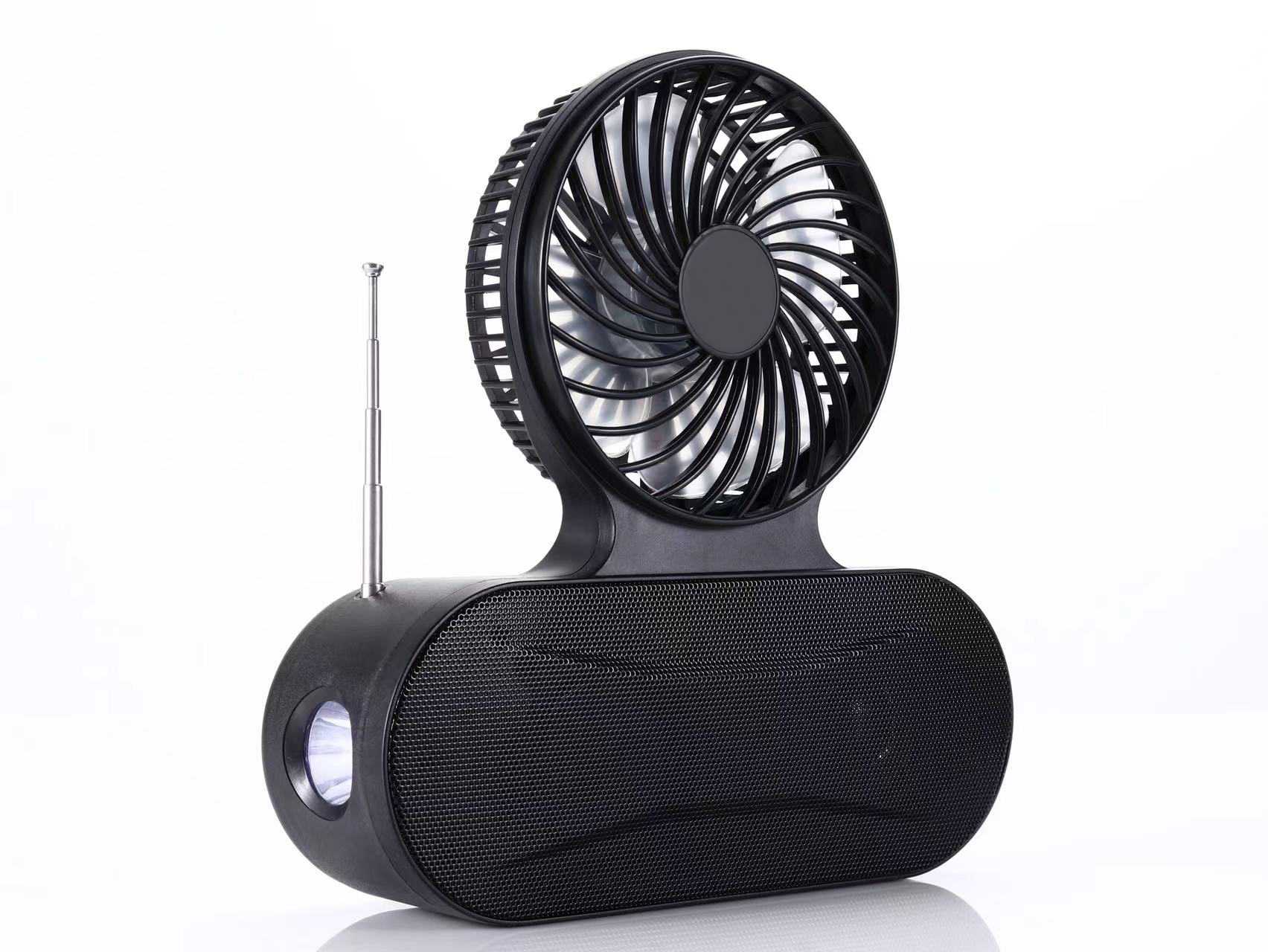 HS-2757 New model wireless speaker solar portable outdoor speaker with Fan