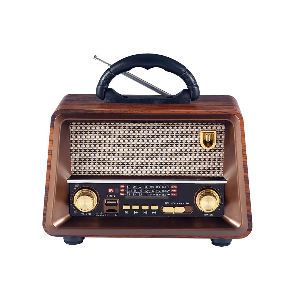 HS-2800 Radio with Old fashioned classic portable with remote control radio