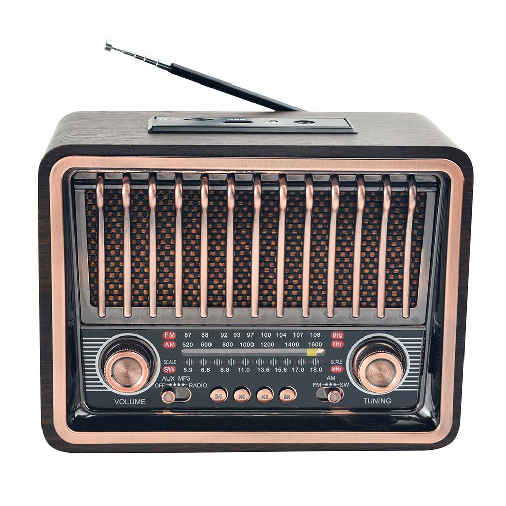 HS-2803 Vintage style rechargeable portable with Built-in speaker for outdoors