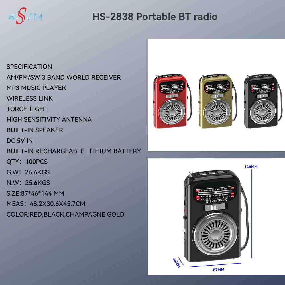 protable bt radio