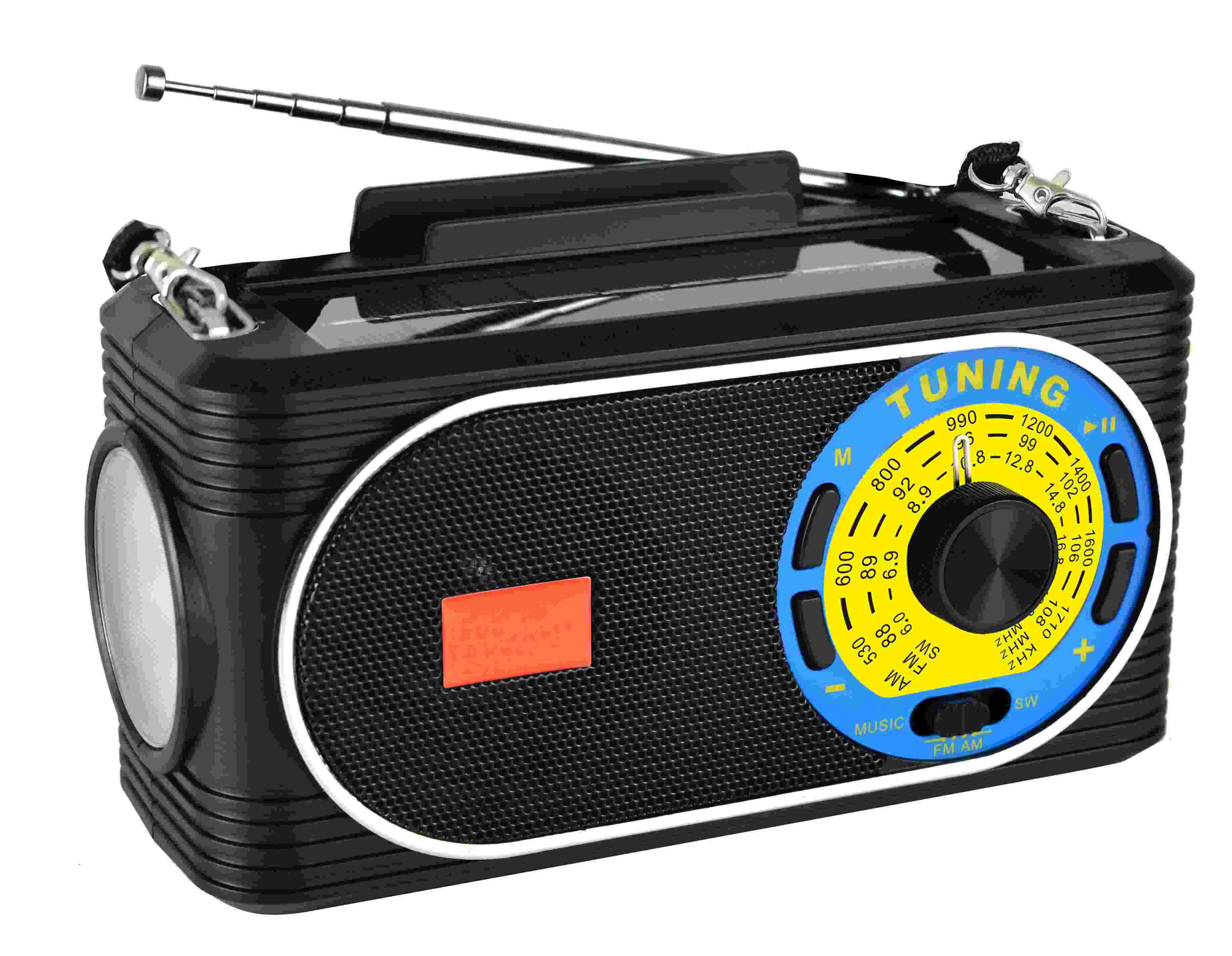 HS-2851 Special model Solar powered led torch radio with wireless speaker