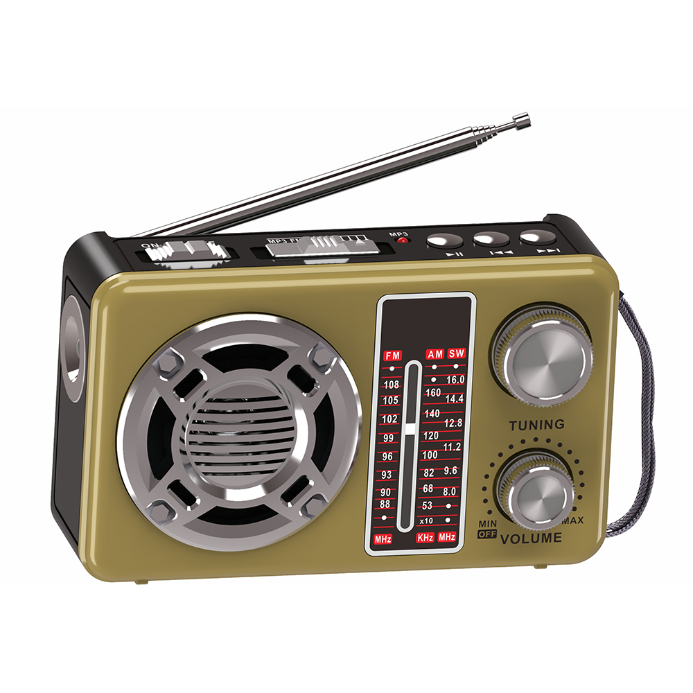 HS-2854 URT Wireless portable call speaker smart wireless music radio with torch