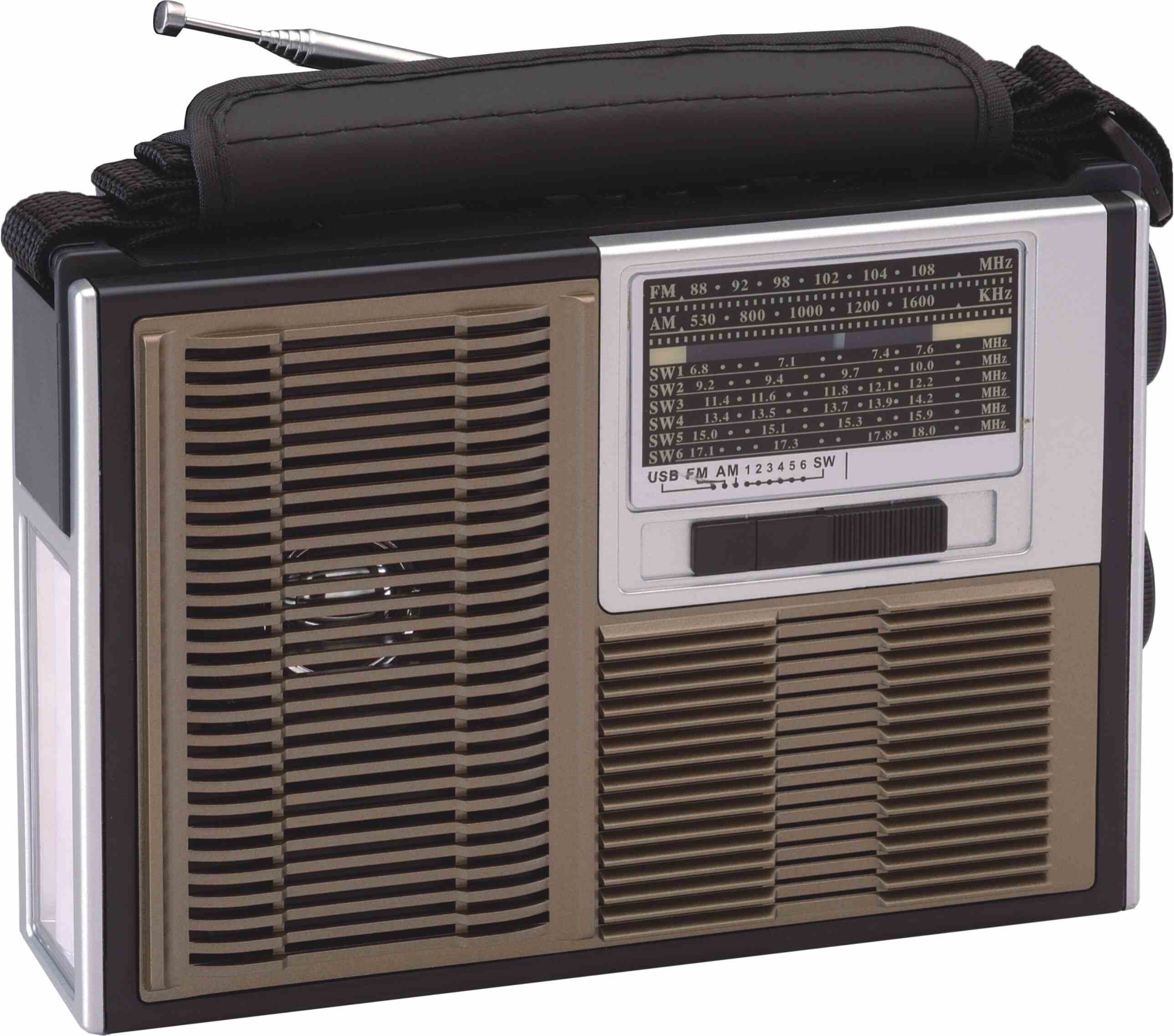 HS-2931 Hot sell FM/AM/SW1-6 8 band radio Bluetooth speaker with USB/TF slot