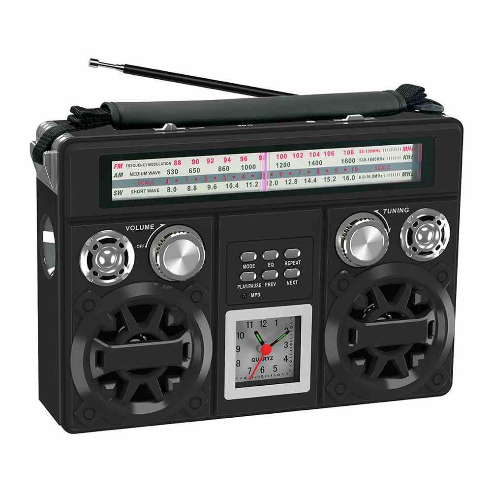 HS-2936 New Arrival Rechargeable Torch Light Fm Am Sw 9 Band Portable Radios
