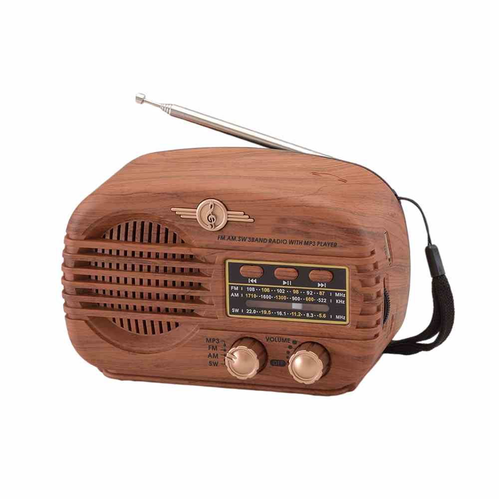 HS-2954 Newest Water Transfer Printing radio rechargeable vintage radio wirh usb