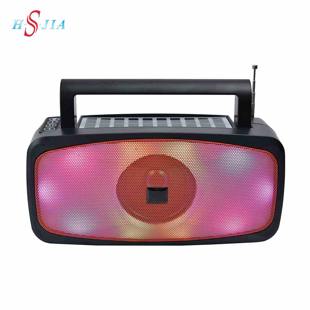 HS-3361 Wholesale portable outdoor speaker colorful Disco light wireless speaker