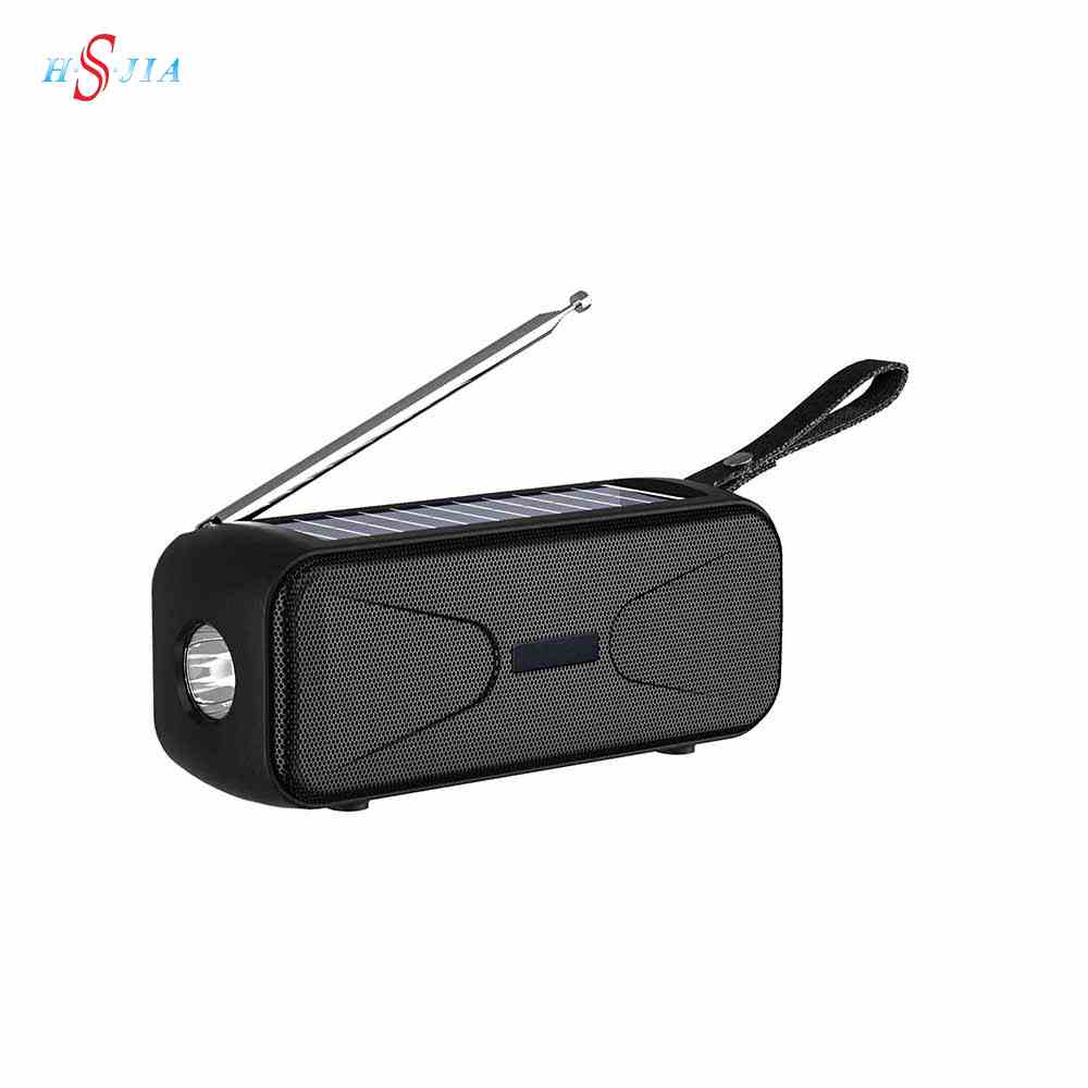 HS-3393 New Arrival solar wireless speaker Flashlight multifunction creative