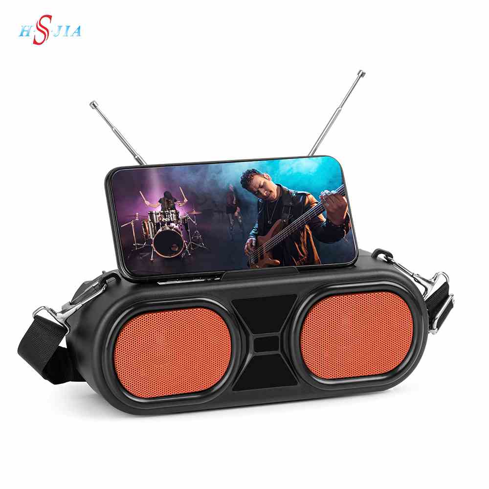 HS-3395Cheap price portable wreless sound radio speaker solar FM radio