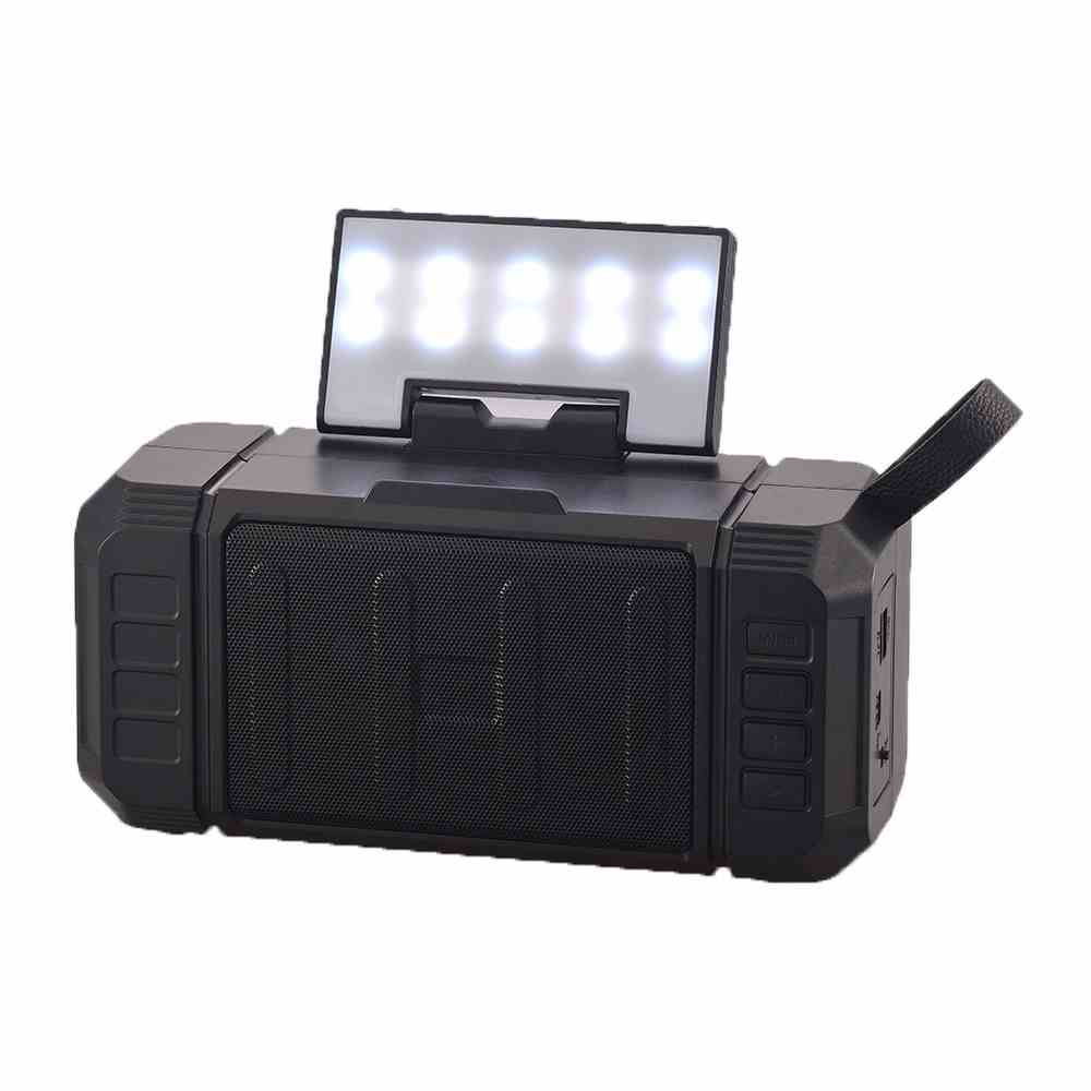 HS-3401 Original factory Solar powered speaker support Tf Usb Fm Radio portable
