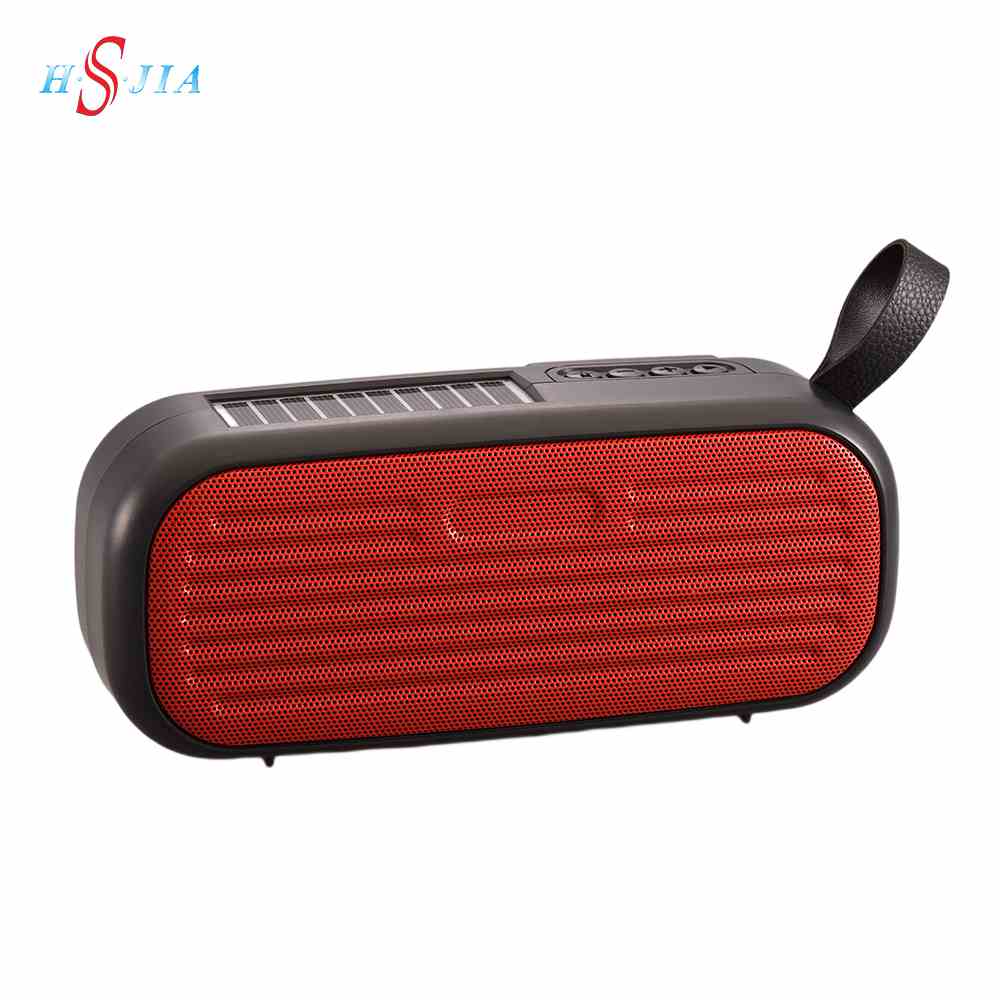 HS-3408 Cheap Price New Portable Mini Solar-powered Torch Speaker With Fm Radio