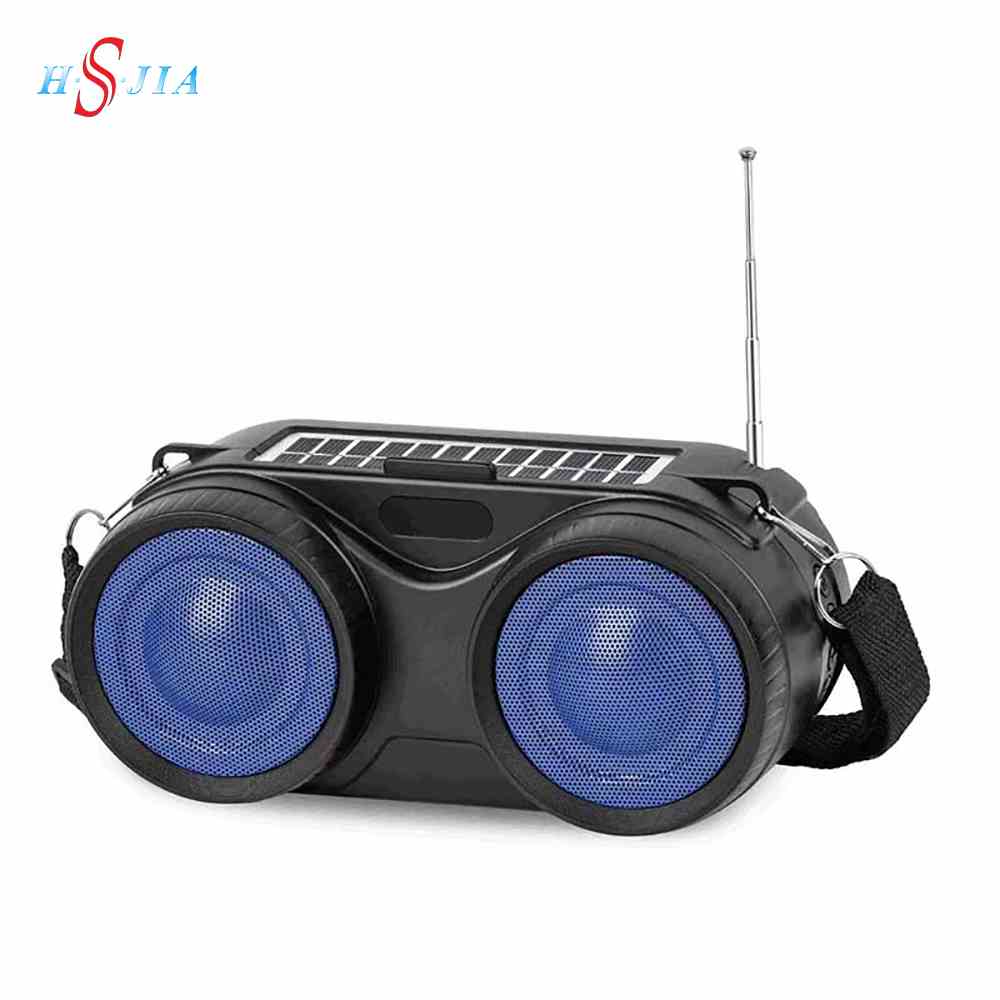 HS-3413Multifunctional Solar Wireless Speaker Stereo Fm Radio Speaker with Phone