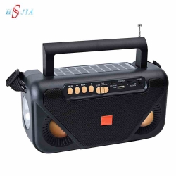 HS-3421 Latest Design wireless speaker solar panel speaker rechargeable fm radio
