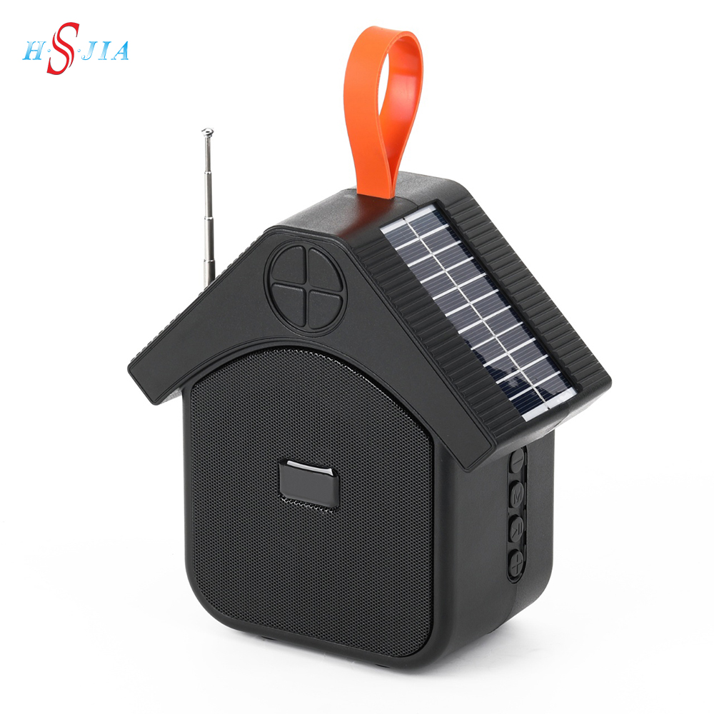 HS-3481 New style Dual solar handheld audio system stereo portable BT speaker