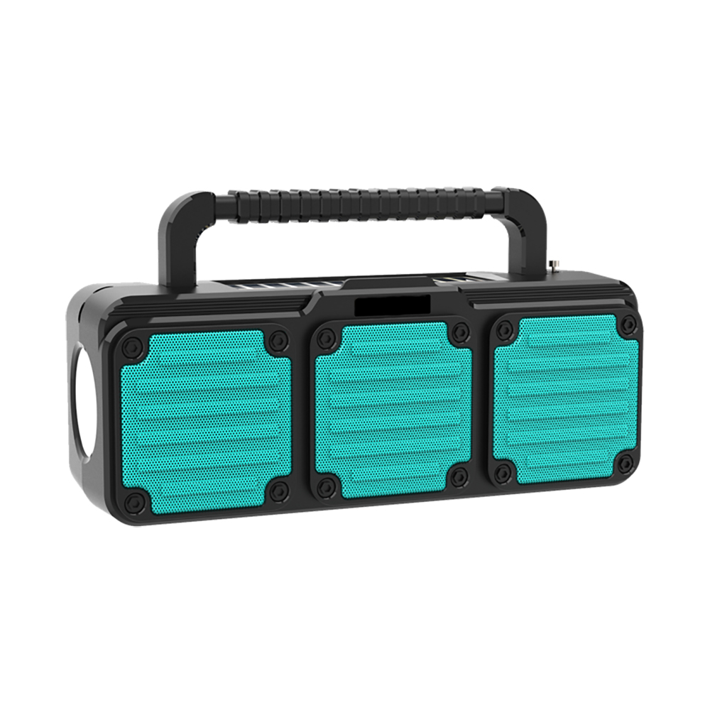 HS-3499 Best selling stereo music solar wireless speaker fm radio with TF slot