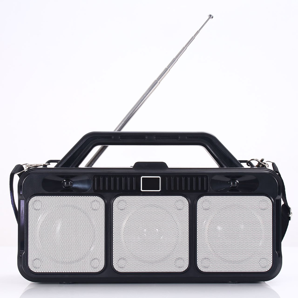 New Trending portable outdoor speaker solar powered bt speaker rechargeable led